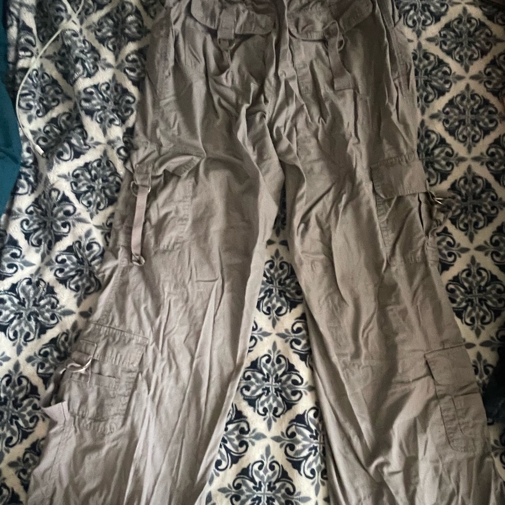 Men's Gray Cargo Pants